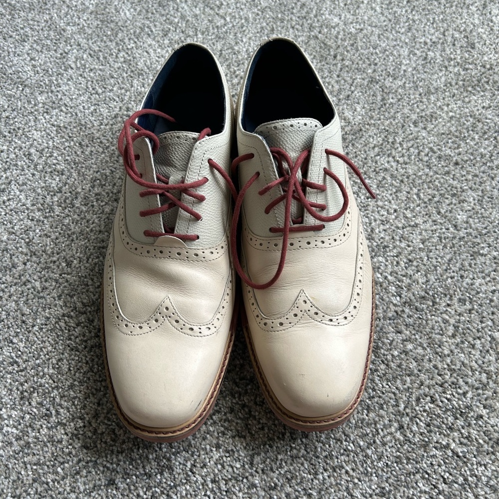 Cole Haan Beige Oxfords
